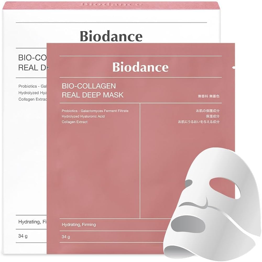 【自营】韩国BIODANCE 胶原蛋白水光焕亮凝胶面膜 熬夜睡眠面膜 34g*4片 需敷3小时可过夜 补水保湿 提亮紧致 收缩毛孔