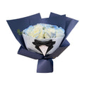 Blue Tux Charm (Roses) | Fresh Flower Bouquet