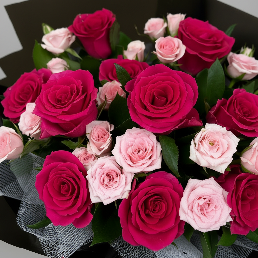 Blush Rhythm (Roses) | Fresh Flower Bouquet
