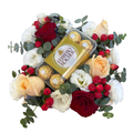 Golden Indulgence (Roses, Hypericum Berries) | Chocolate Bouquet
