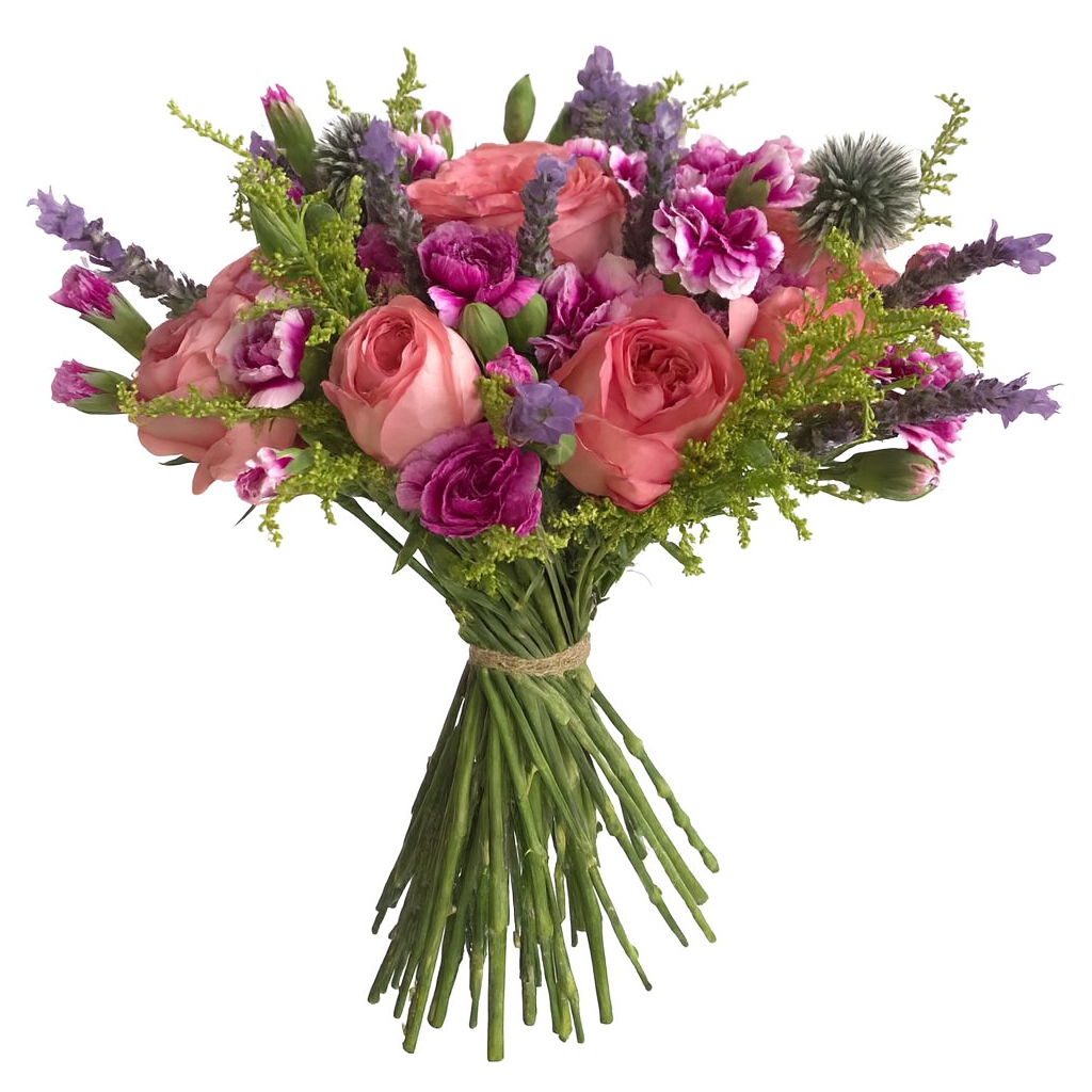 Lavender Bloomrush (Roses, Ranunculus, Lavender) | Flower Bouquet