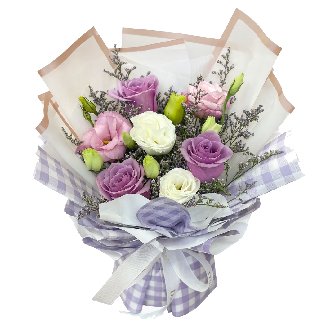 Lavender Mist (Roses, Lavender) | Fresh Flower Bouquet