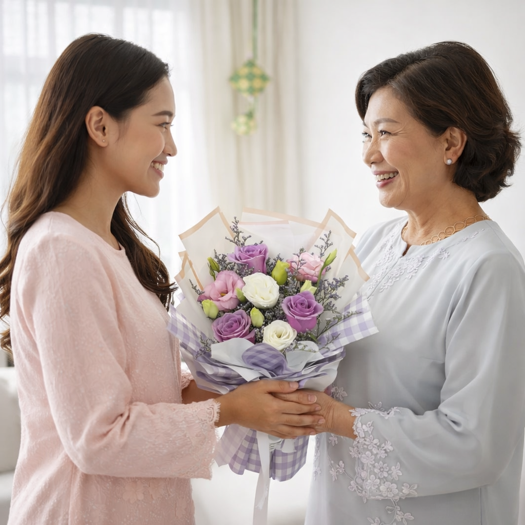 Lavender Mist (Roses, Lavender) | Fresh Flower Bouquet