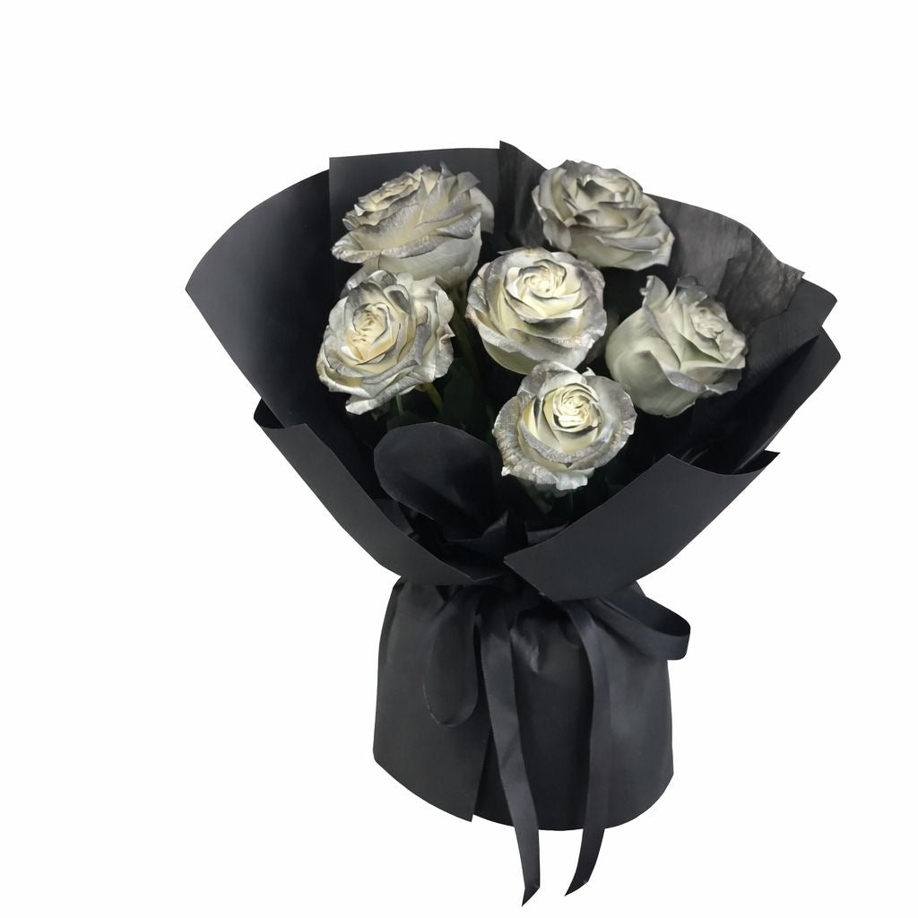 Moon Veil (White Roses) | Fresh Flower Bouquet