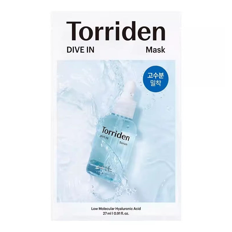 【自营】韩国TORRIDEN桃瑞丹 低分子玻尿酸保湿面膜 27ml 1片入 补水舒缓镇静 化解年度美妆大赏面膜类NO.2