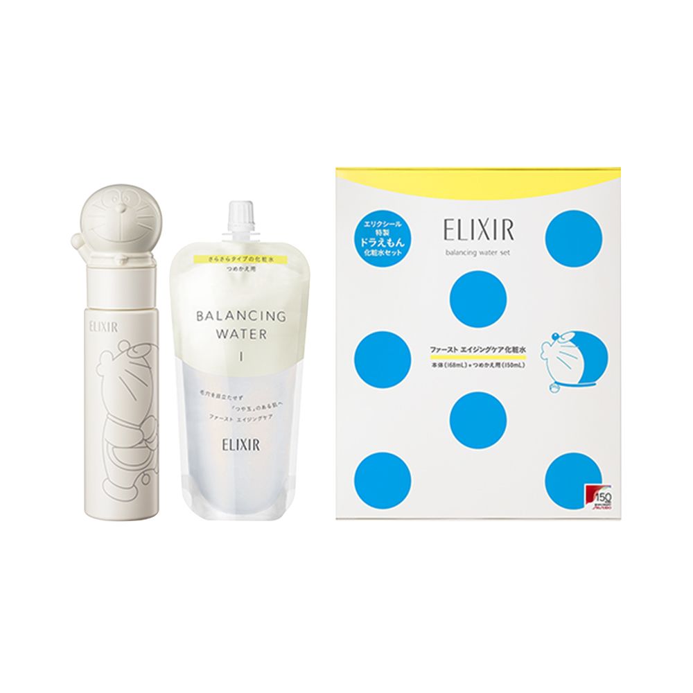 【自营】日本SHISEIDO资生堂 ELIXIR怡丽丝尔 抗老修复化妆水I号(清爽型) 哆啦a梦联名款 限定款套盒 168ml+150ml