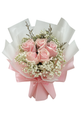 Petal Bliss (Roses, Baby's Breath, Lavender) | Flower Bouquet