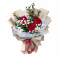 Scarlet Sigh (Roses, Baby's Breath) | Flower Bouquet