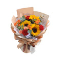 Sunbeam Whisper (Sunflowers, Carnations, Roses) | Fresh Flower Bouquet