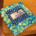 Luxurious Basket – Chrysanthemums, Lindor Chocolates & 1 Lac Cash